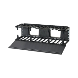 Organizador de Cables Horizontal NetManager Sencillo Solo Frontal Para Rack de 19in 3UR