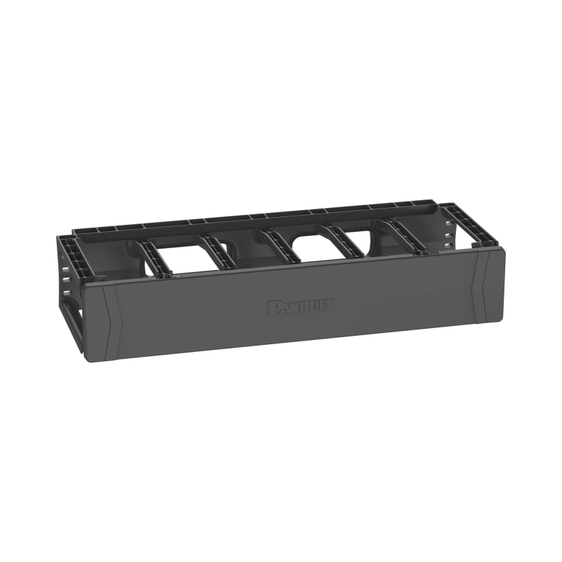 Organizador de Cables Horizontal PatchRunnero Sencillo Solo Frontal Para Rack de 19in 2UR