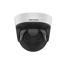 PanoVu Series / Vista Panoramica 180° / 8 MP en Total / 4 Lentes 2.8 mm 2 MP / 20 mts IR EXIR / IP67 / IK10 / 12 Vcc / PoE+ / Mi