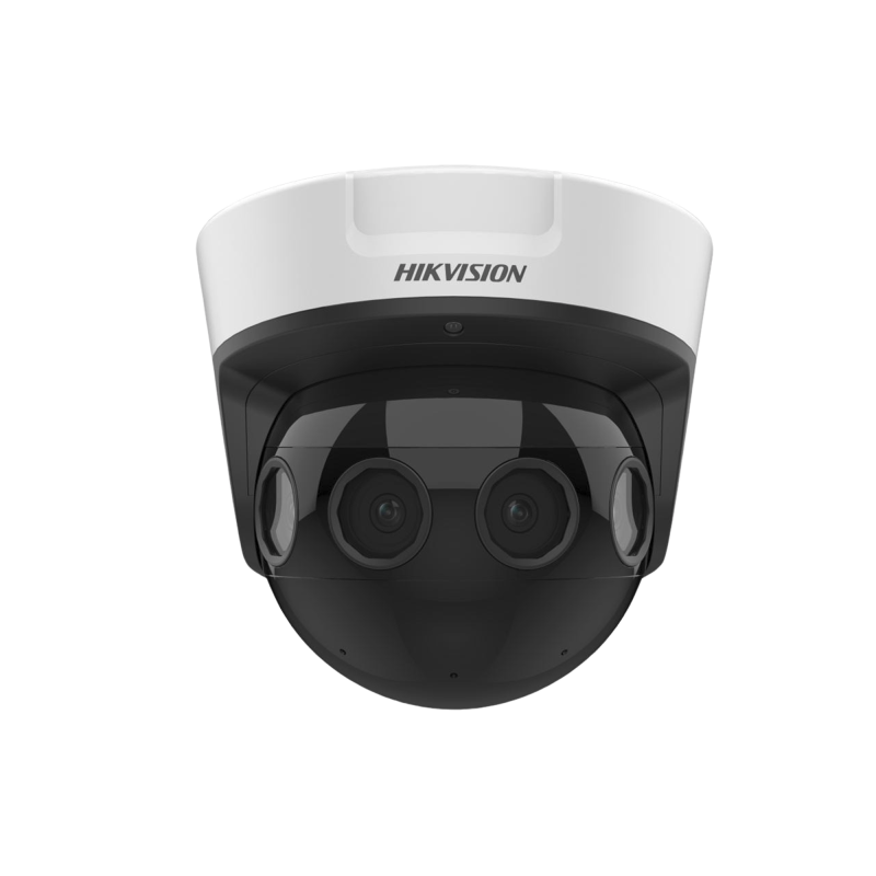 PanoVu Series / Vista Panoramica 180° / 8 MP en Total / 4 Lentes 2.8 mm 2 MP / 20 mts IR EXIR / IP67 / IK10 / 12 Vcc / PoE+ / Mi