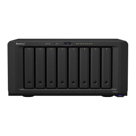 Servidor NAS de 8 Bahias Expandible a 18 Bahias / Hasta 324 TB / 4 GB RAM / Servicio Nube Gratis P2P / Administracion Remota