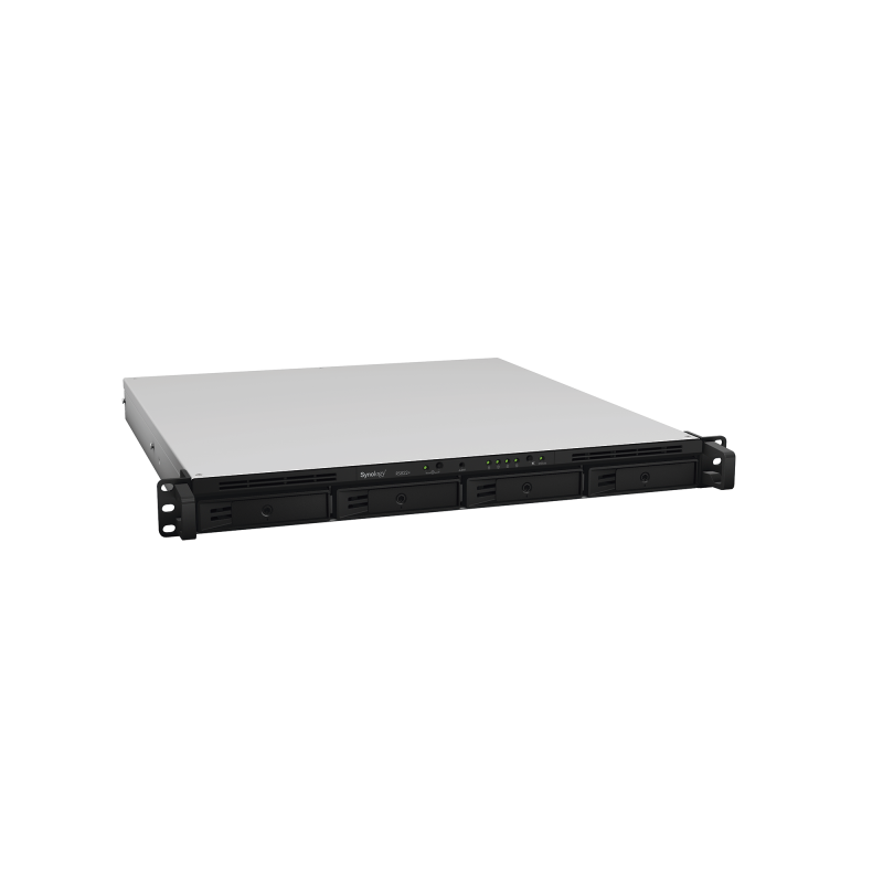 Servidor NAS para Rack 1 U de 4 Bahias Expandible a 8 Bahias / Servicio Nube Gratis P2P / Administracion Remota y Respaldo