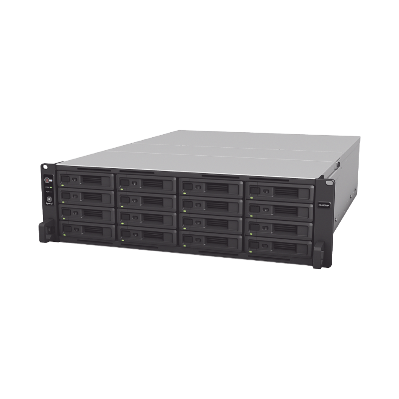 Servidor NAS para Rack 3 U de 16 Bahias Expandible a 40 Bahias / Hasta 720 TB / 16GB RAM / Servicio Nube Gratis P2P / Admi