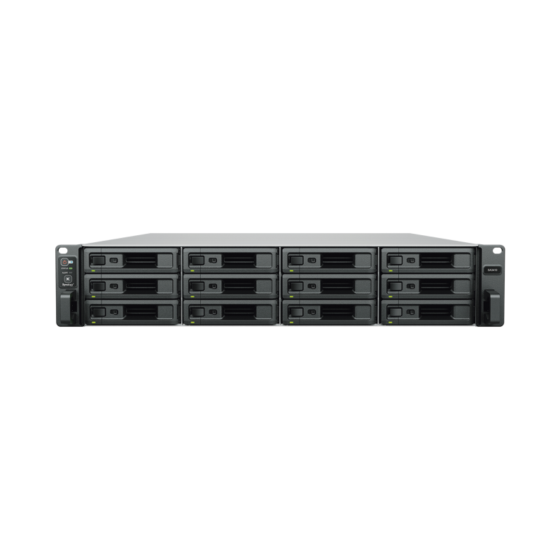 Servidor NAS para rack de 12 bahias / Expandible hasta 180 bahias / Hasta 1536 TB