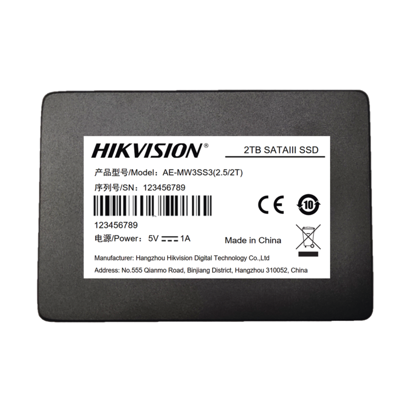 SSD PARA Videovigilancia Movil / 2 TB / 2.5 / Alto Performance / Uso 24/7 / Resistente en Alta Temperaturas