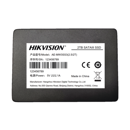 SSD PARA Videovigilancia Movil / 2 TB / 2.5 / Alto Performance / Uso 24/7 / Resistente en Alta Temperaturas