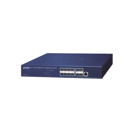 Switch Administrable Capa 3 12 puertos SFP+ 10G BASE-X 1 Puerto de ConsolaRJ45.