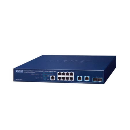 Switch Administrable Capa 3 8 Puertos de 2.5G BASE-T 2 Puertos de 10 G BASE-T 2 Puertos SFP de 10 G