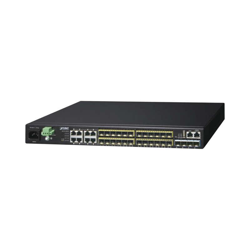 Switch Core Capa 3 24 Puertos SFP 100/1000X 8 Puertos Compartidos Gigabit Ethernet 4 Puertos SFP de 10 Gbps