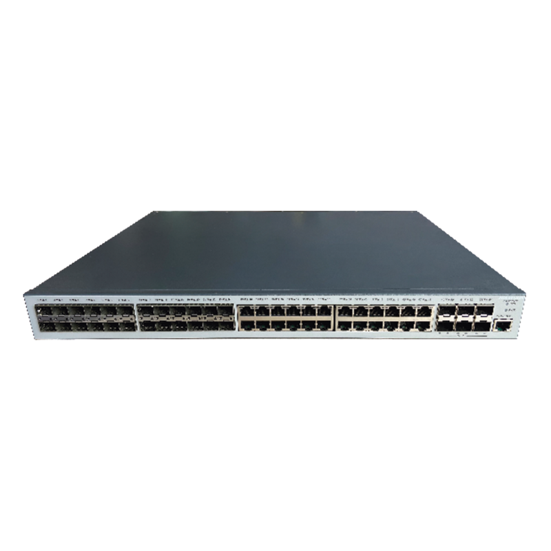 Switch Gigabit / Administrable Capa 3 / 24 Ptos10/100/1000 Mbps + 24 PtosSFP / 6 PtosSFP+ 10 G de Uplink.