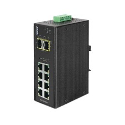 Switch Industrial Administrable Capa 2 8 Puertos 10/100/1000T 2 Puertos SFP 1G / 2.5 G BASE X