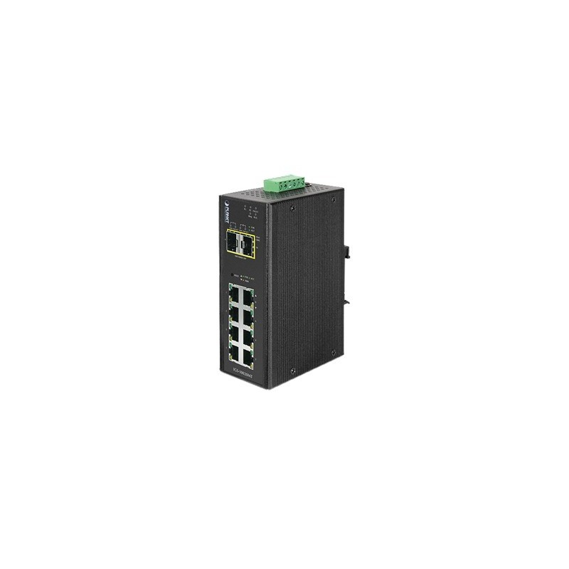 Switch Industrial Administrable Capa 2 8 Puertos 10/100/1000T 2 Puertos SFP 1G / 2.5 G BASE X