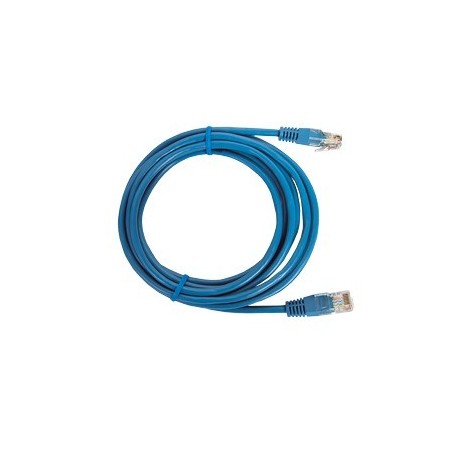 Cable de parcheo UTP Cat5e - 0.5 m - azul