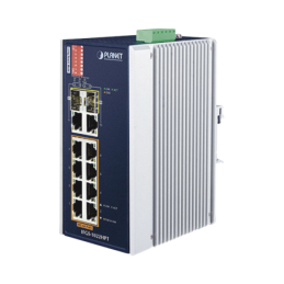 Switch Industrial PoE no administrable de 8 Puertos 10/100TX 802.3atHasta 240 W Combo TP / SFP Gigabit TP / SFP-40 ~ 75 g