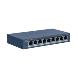 Switch PoE+ / Monitoreable / 8 Ptos100 Mbps PoE+ / 1 Puerto 1000 Mbps Uplink / PoE hasta 300 metros / Conexion Remota desde Hi