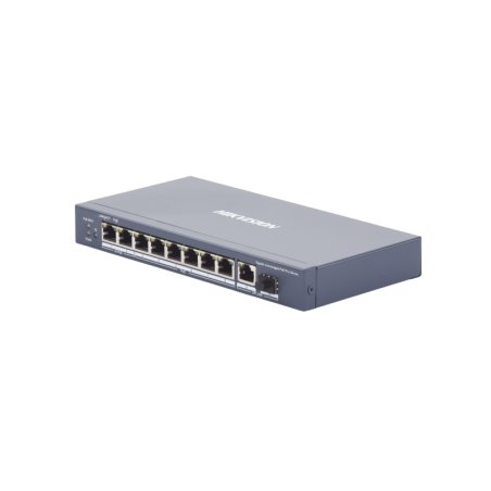 Switch PoE+ / No Administrable / 6 Ptos10/100/1000 Mbps PoE+ / 2 Ptos1000 PoE++90 W / 1 Puerto 1000 Mbps Uplink + 1 Puerto S