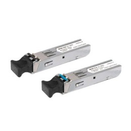 Transceptor Industrial Puerto SFP 1000Base SX Para Fibra Multimodo Conector LC Hasta 550 m Soporta Temperaturas de -40 a 85