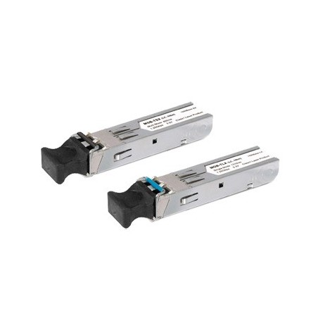 Transceptor Industrial Puerto SFP 1000Base SX Para Fibra Multimodo Conector LC Hasta 550 m Soporta Temperaturas de -40 a 85