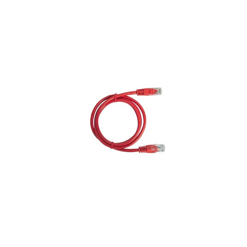 Cable de Parcheo UTP Cat5e - 2.0m. - Rojo