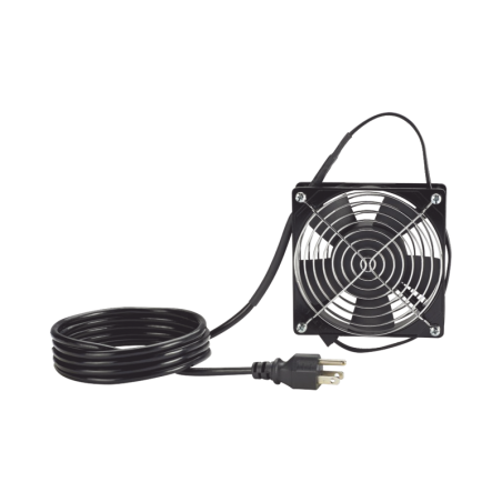 Ventilador para Instalacion en Gabinete PanZone WME3BL WME6BL y WME9BL de 115 Vca y Cable de Corriente de 1.8M