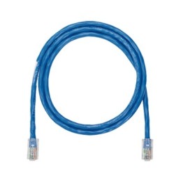 Cable de parcheo UTP Cat5e con plug modular en cada extremo - 1 m. - Azul