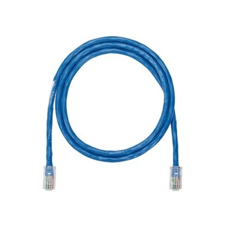 Cable de parcheo UTP Cat5e con plug modular en cada extremo - 1 m. - Azul