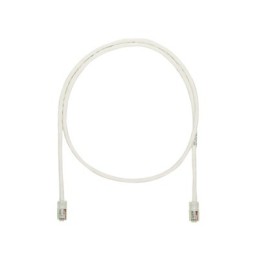 Cable de parcheo UTP Cat5e con plug modular en cada extremo - 1 m. - Blanco mate