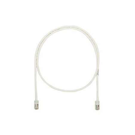 Cable de parcheo UTP Cat5e con plug modular en cada extremo - 1 m. - Blanco mate