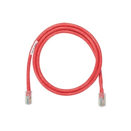 Cable de parcheo UTP Cat5e con plug modular en cada extremo - 3 m. - Rojo