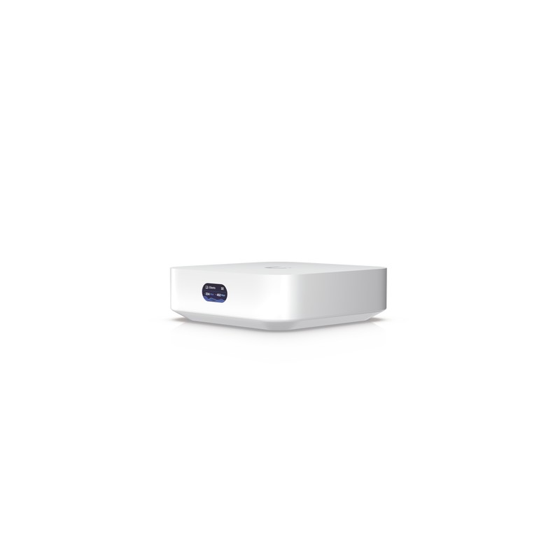 Router UniFi Ultra Express UX WiFi 6, 1 WAN GbE / 1 GbE Administra 4 dispositivos UniFi Gateway o funciona como AP, 50 clientes