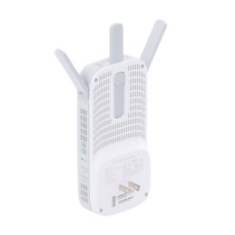 Repetidor / Extensor de Cobertura WiFi AC, 1750 Mbps, doble banda 2.4 GHz y 5 GHz, con 1 puerto 10/100/1000 Mbps, 3 antenas exte