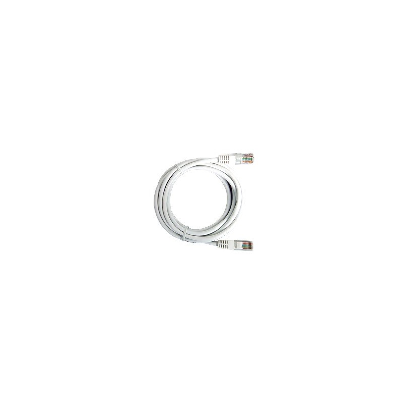 Cable de parcheo UTP Cat6 - 0.5 m - blanco