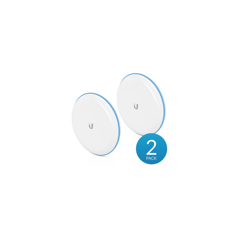 Kit UniFi Building Bridge de 1+ Gbps en 60 GHz con radio redundante en 5 GHz, alcance de hasta 500 m