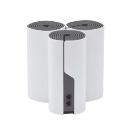 Kit de Router inalámbrico mesh Deco E4 para Hogar / Doble banda AC 1200 / 2 puertos 10/100 Mbps / Compatible con amazon alexa.