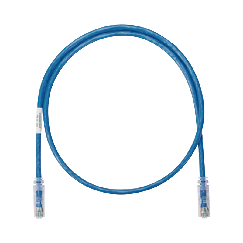 Cable de parcheo UTP Cat6 con plug modular en cada extremo - 1 ft (30.48 cm) - Azul