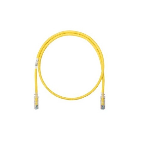 Cable de parcheo UTP Cat6 con plug modular en cada extremo - 1.5 m. - Amarillo