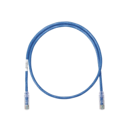 Cable de parcheo UTP Cat6 con plug modular en cada extremo - 35 ft - Azul