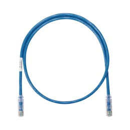 Cable de parcheo UTP Cat6 con plug modular en cada extremo - 4 ft. - Azul