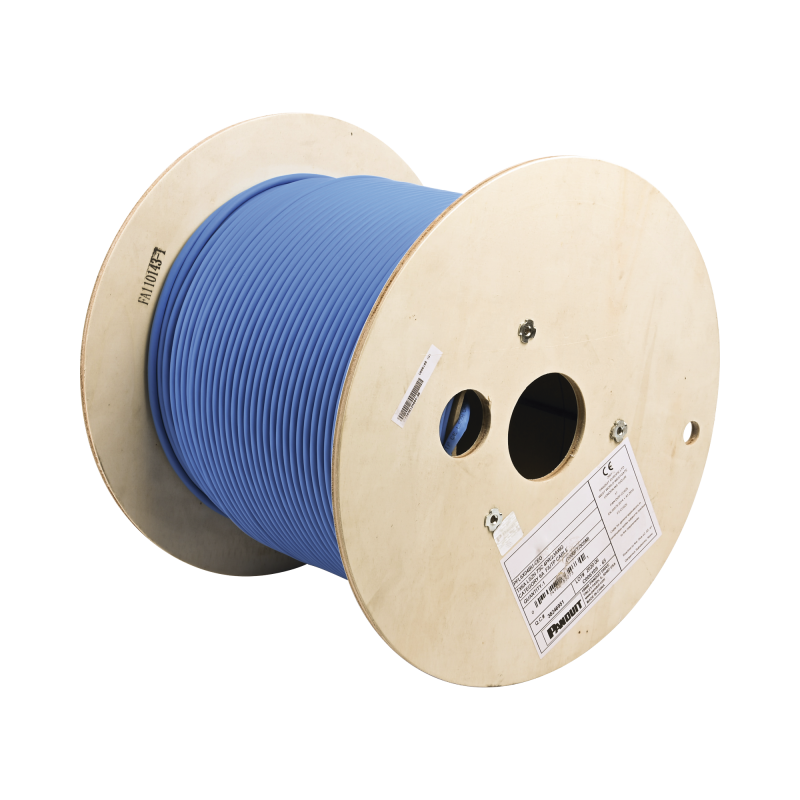 Bobina de Cable  Blindado F/UTP de 4 Pares Cat6A 10GBase-T LSZH  Azul 305m