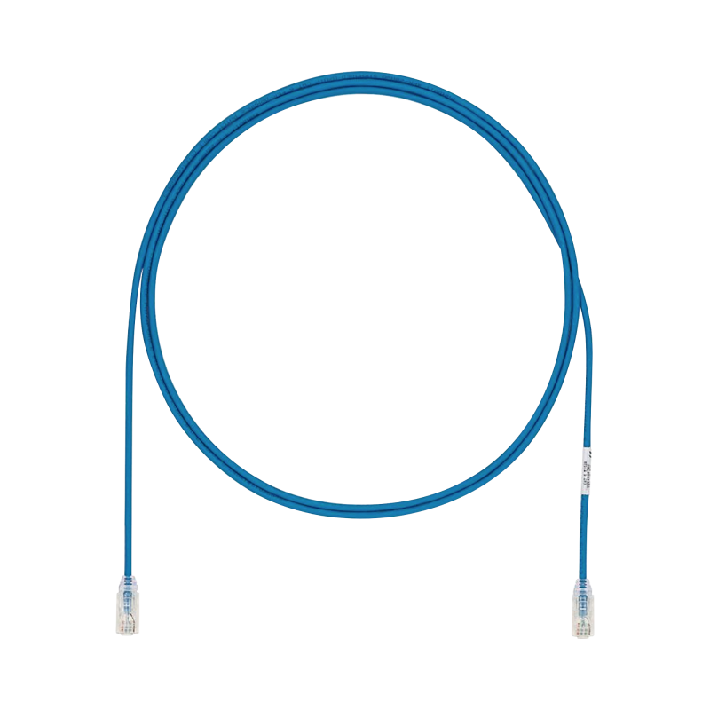 Cable de Parcheo UTP Cat6A CM/LSZH Diametro Reducido (28AWG) Azul 10ft