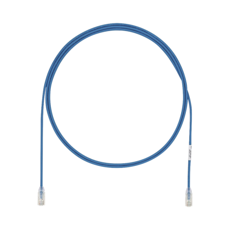 Cable de Parcheo UTP Cat6A CM/LSZH Diametro Reducido (28AWG) Azul 26 ft