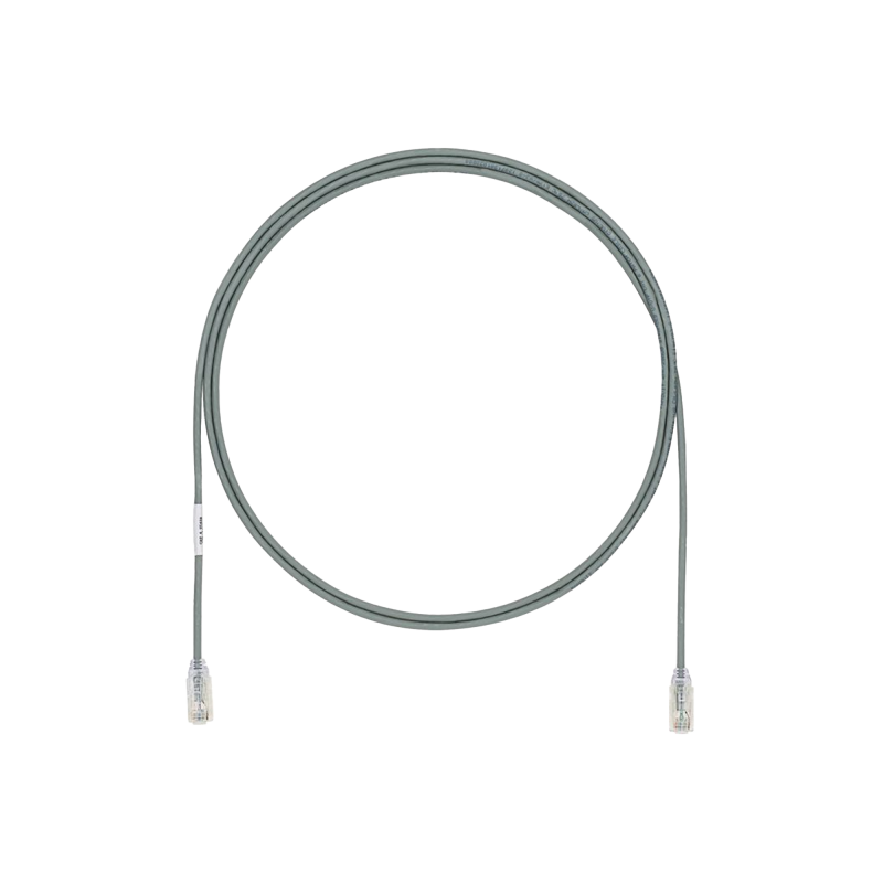 Cable de Parcheo UTP Cat6A CM/LSZH Diametro Reducido (28AWG) Gris 65ft