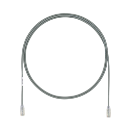 Cable de Parcheo UTP Cat6A CM/LSZH Diametro Reducido (28AWG) Gris 7ft