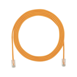 Cable de Parcheo UTP Cat6A CM/LSZH Diametro Reducido (28AWG) Naranja 3ft