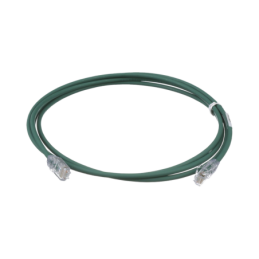 Cable de Parcheo UTP Cat6A CM/LSZH Diametro Reducido (28AWG) Verde 3 ft