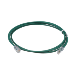 Cable de Parcheo UTP Cat6A CM/LSZH Diametro Reducido (28AWG) Verde 5ft