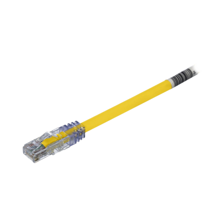 Cable de Parcheo UTP Cat6A 24 AWG CM Amarillo 7ft