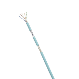 Bobina de Cable  Blindado SF/UTP Cat6A Industria contraUV Multifilar 24/7 (Flexible) Azul Cerceta Bobina de 305m