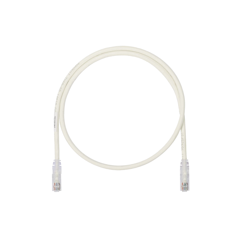 Cable de Parcheo UTP Cat6A 24 AWG CM Blanco 1.5m