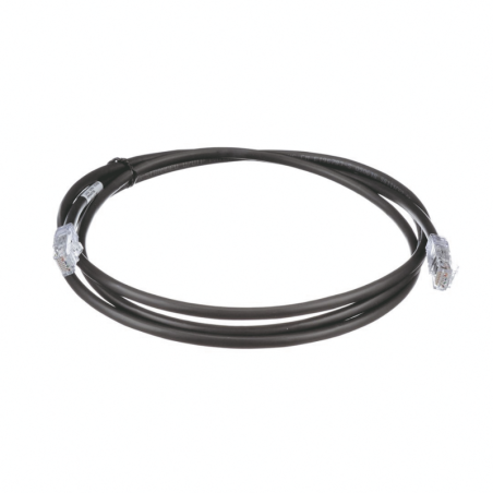 Cable de Parcheo UTP Cat6A 24 AWG CM Negro 7ft